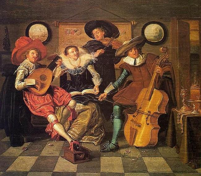 Musicians, Dirck Hals